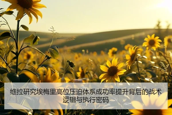 维拉研究埃梅里高位压迫体系成功率提升背后的战术逻辑与执行密码